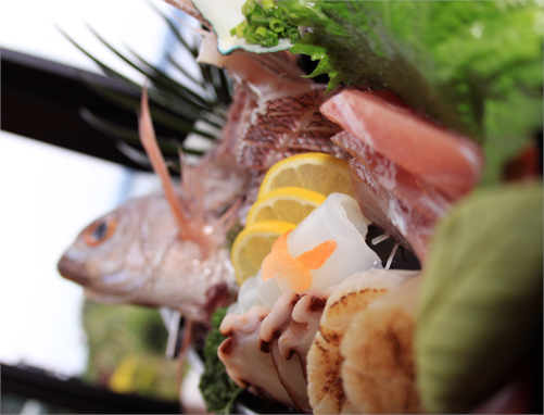 新鮮な地場産和食